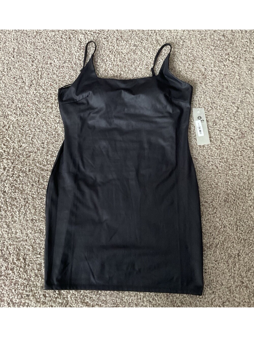 Mono B Black Mini Dress With Built In Bra Size “Last Look” Size S